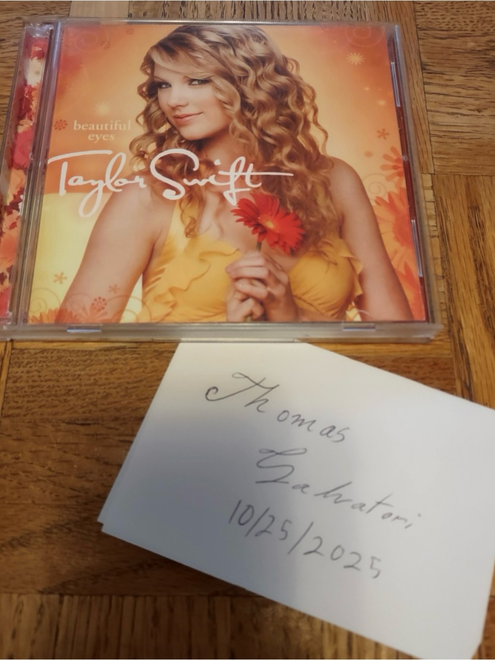 Taylor Swift Beautiful Eyes Walmart Exclusive CD/DVD with Poster
